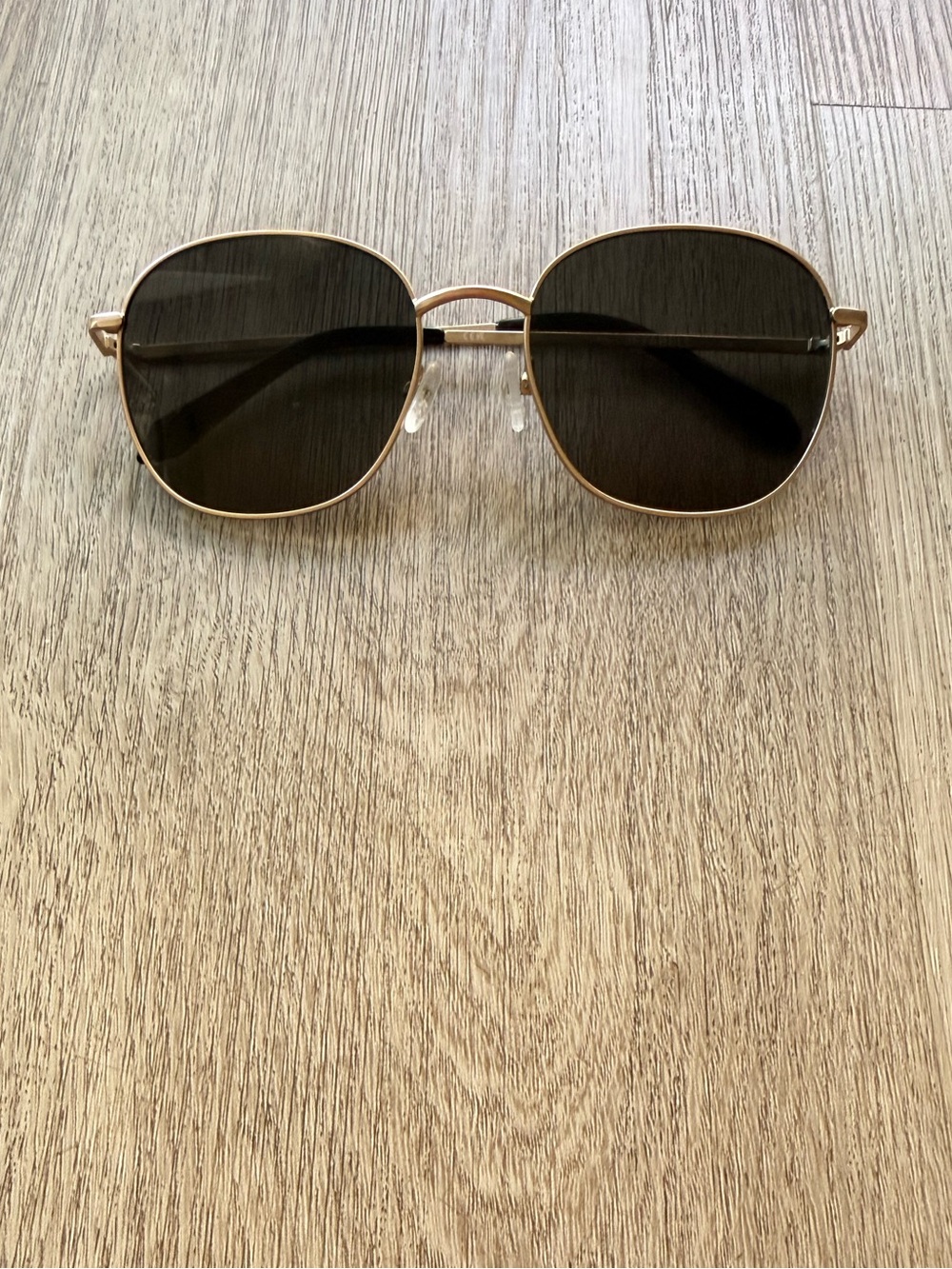 quay australia jezabell gold polarized oversized round metal frame sunglasses